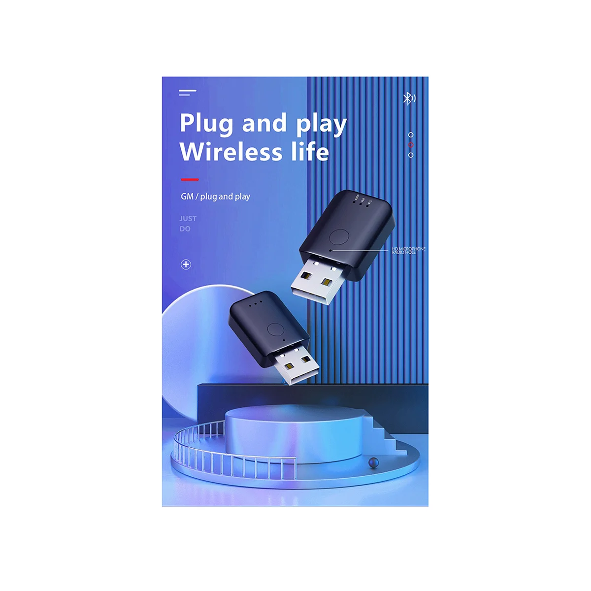 USB Bluetooth 5,1 адаптер беспроводной USB Bluetooth приемник USB аудио передатчик автомобильный Bluetooth адаптер