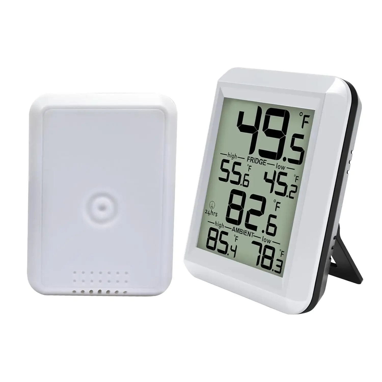 Urageuxy Digital Refrigerator Thermometer for Fridge And Freezer with Magnetic Back Temperature Monitoring Room Thermometer