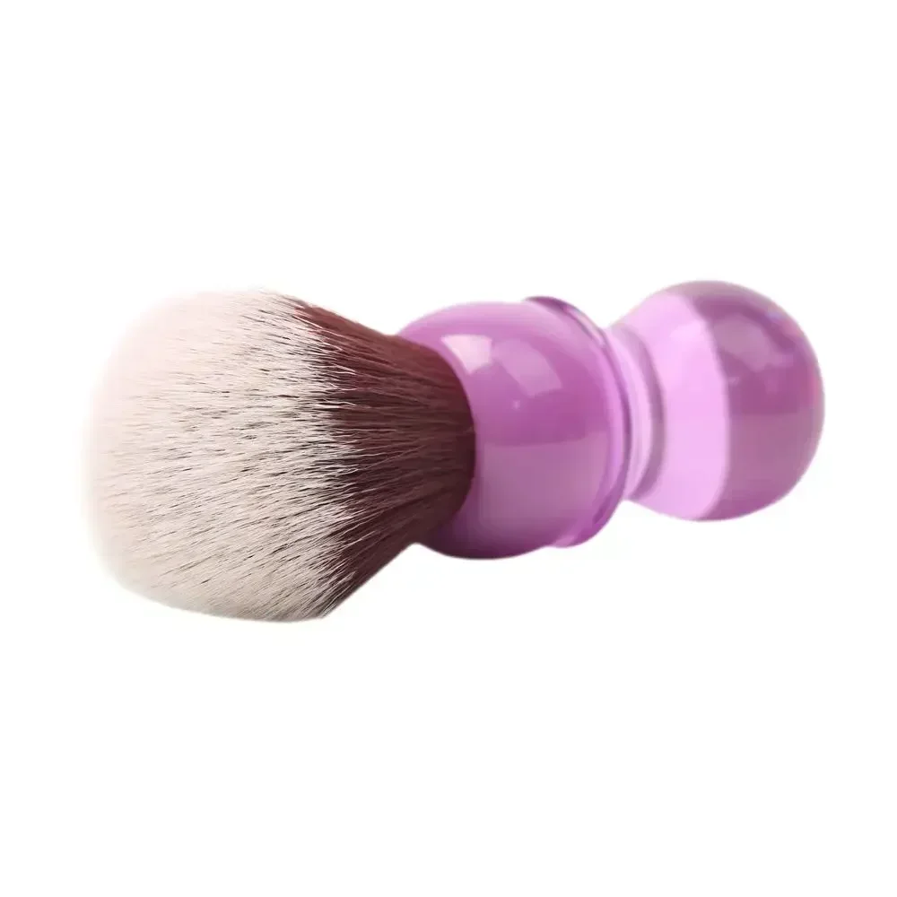 YAQI  24mm Purple Handle Mink Synthetic Hair Knot Mens Wet Shaving Brush