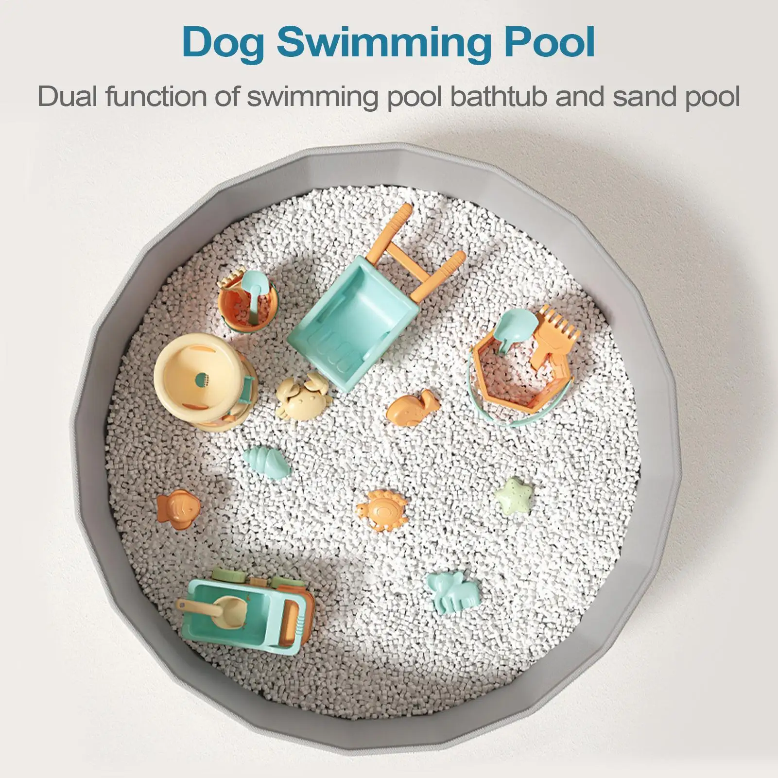 

Pet Swimming Pool foldable Dog Bath Cat Pool Toy Pet play pool Pet Cleaning Water Basin Childre pet summer pool Pet Supplies
