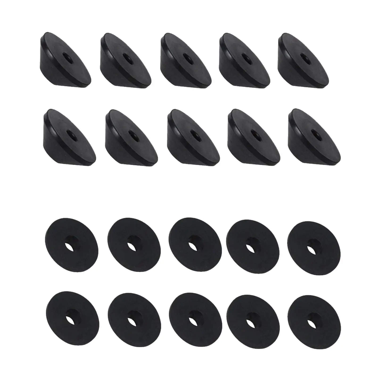 10x Toilet Water Tank Gaskets Toilet Fittings Conical Fixing Loose Seats in Bathroom Seat Hinge