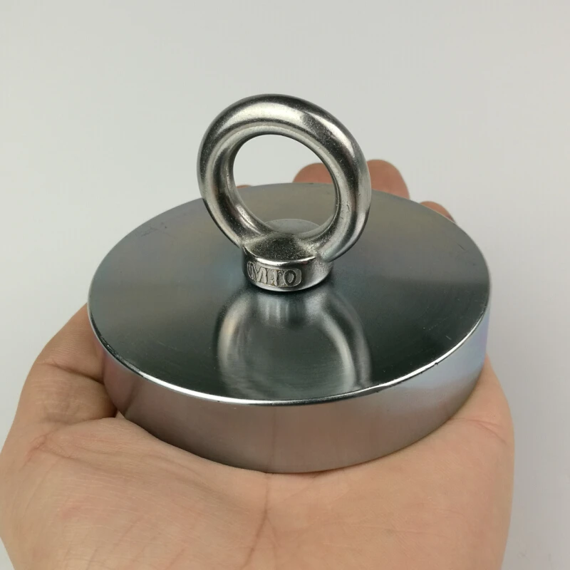 150KG-600KG N52 Neodymium Permanent Magnet Searching Magnets Fishing Magnetic Material Salvage Tool