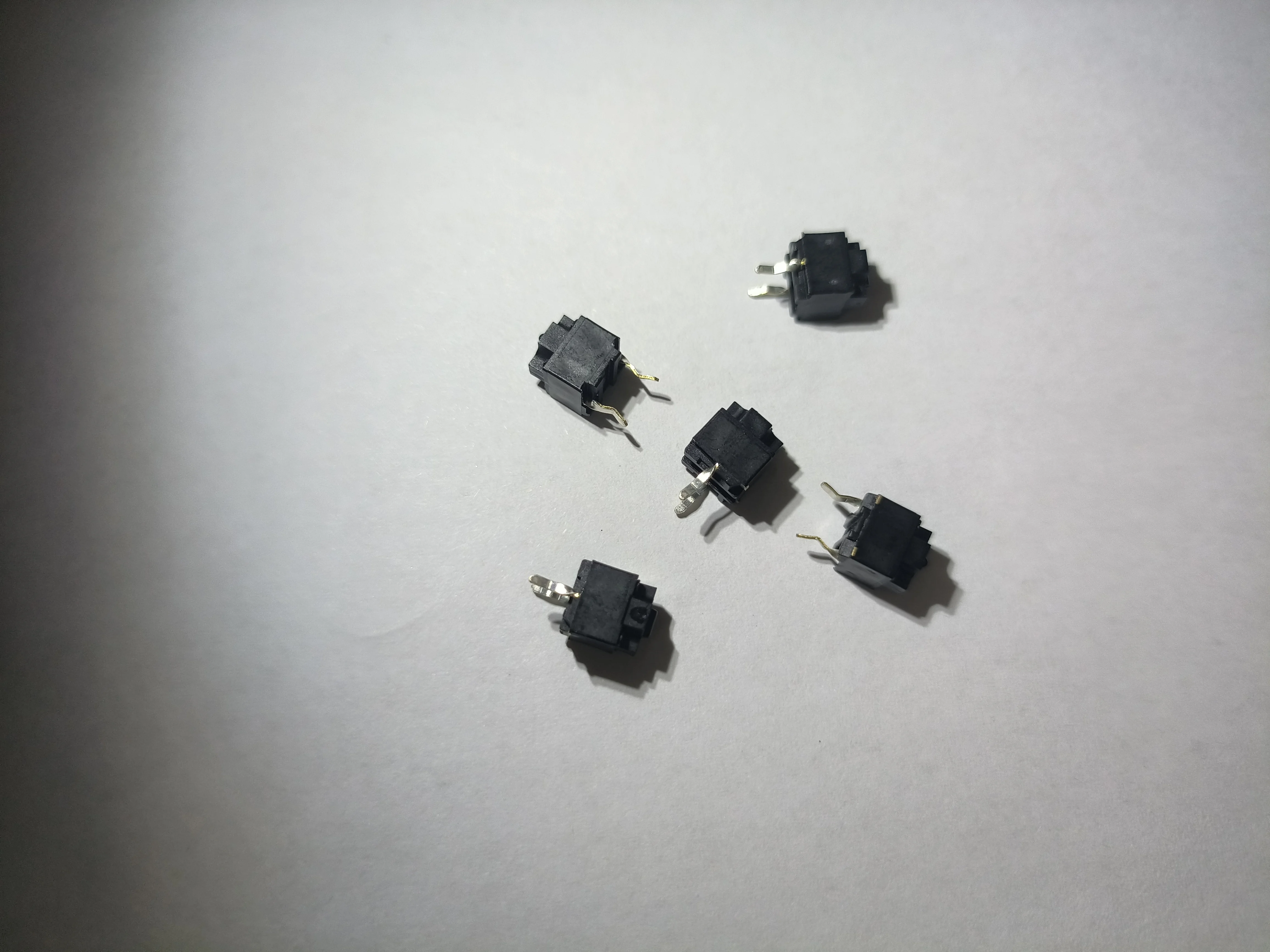 YYT 10PCS Mouse microswitch square button EVQP0E07K Thundershark Microsoft Black Dot