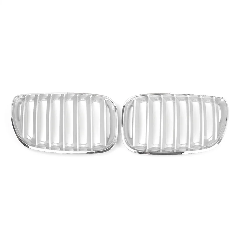 

A11M-51137113733 Car Grilles Anti-Scratch ABS Car Front Hood Grill Racing Grills For BMW X5 E53 04-06 Car Parts 51137113734