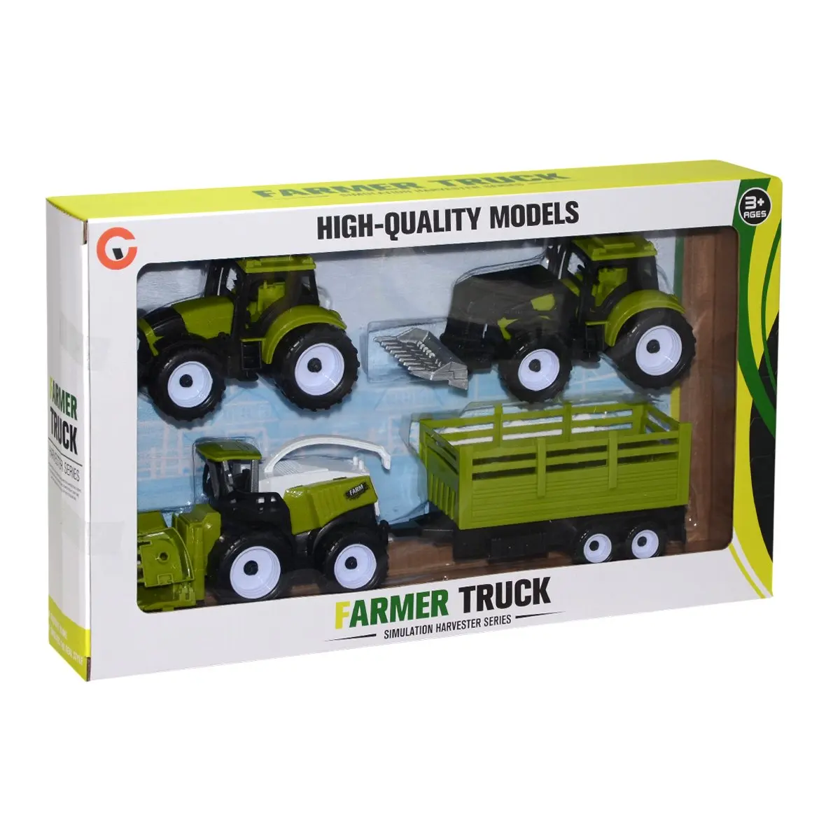 9972-20B Can, triple farmer tractor game set