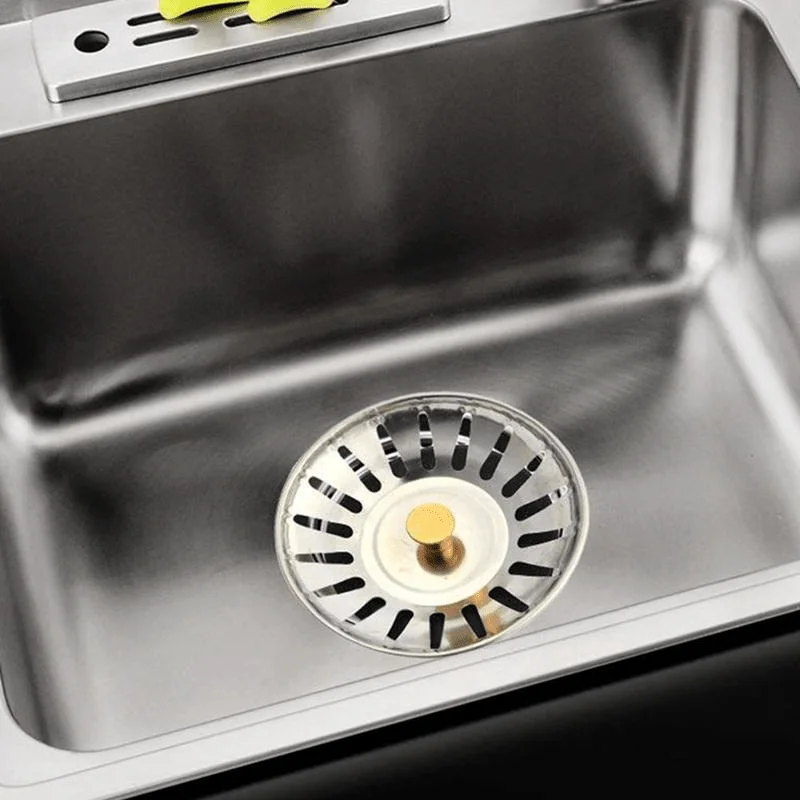 2pcs Stainless Steel Pool Bathtub Hair Catcher Stopper Bathroom Sink Strainer Waste Sink Filter Plug Kitchen Sink Accessorie