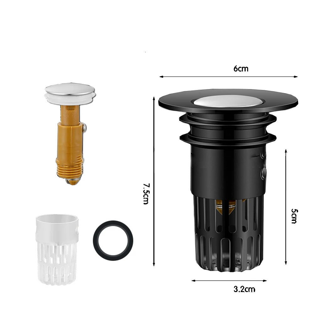 Drenaje de núcleo de rebote, drenaje antiobstrucción construido para durar una configuración sin esfuerzo, experiencia de cocina higiénica, mejora del hogar