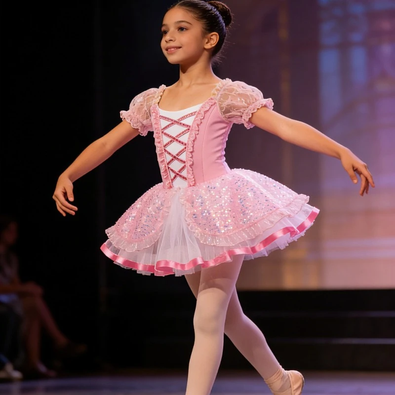 girls-ballet-tutu-dress-sparkle-sequin-skirt-princess-lace-up-dancewear-kids-stage-performance-costume-toddler-party-outfit