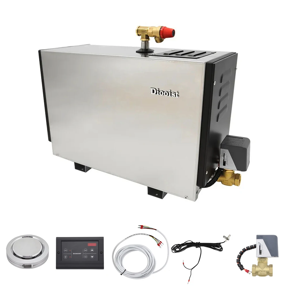 High Quality 4.5KW Stainless Steel Steam Sauna Bath Generator with Auto Descaling Device