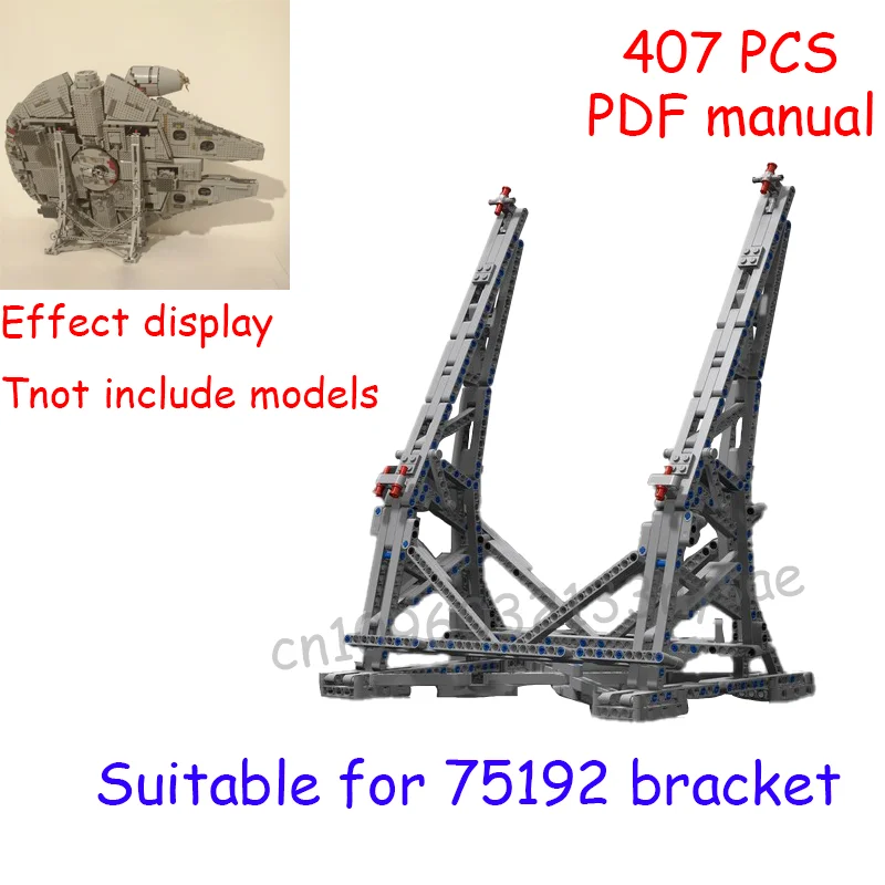 MOC Display Stand geschikt voor 75105 75155 75156 75192 75212 75243 75244 75249 75256 75257 75273 75292 75300 75301 Model Speelgoed Tonen