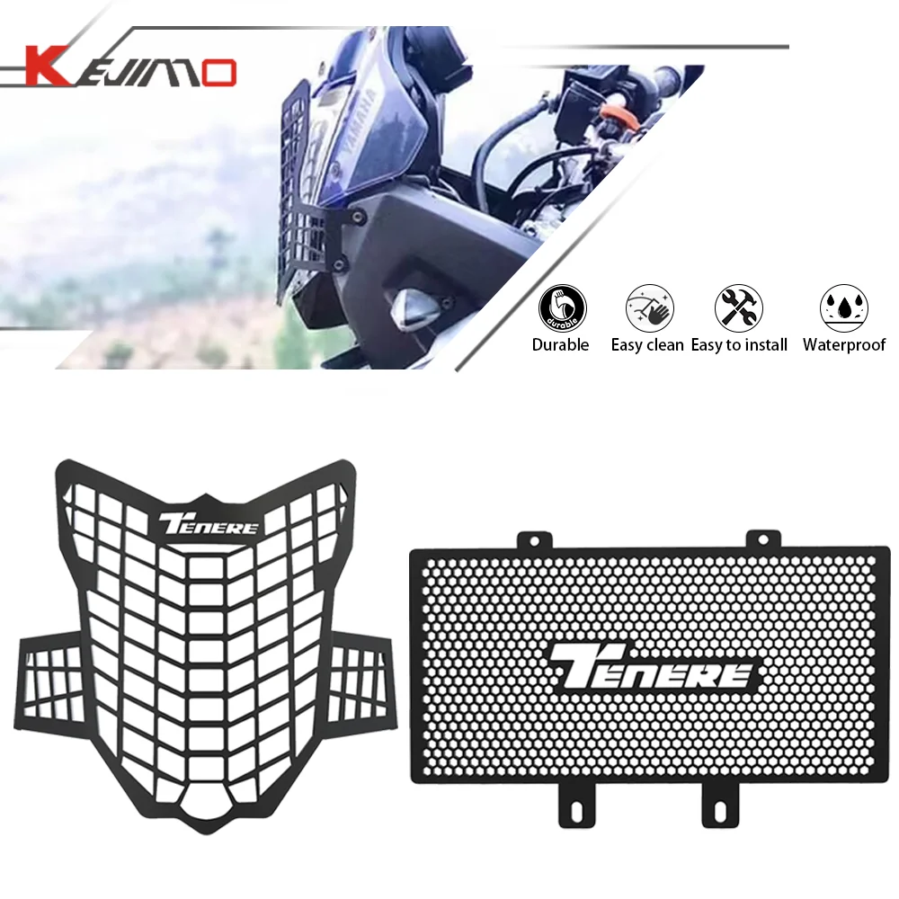 

Motorcycle For YAMAHA XT660Z Super Tenere/XT660Z TENERE Headlight Guard Grille Cover Radiator guard set 2008-2016 2015 2014 2013