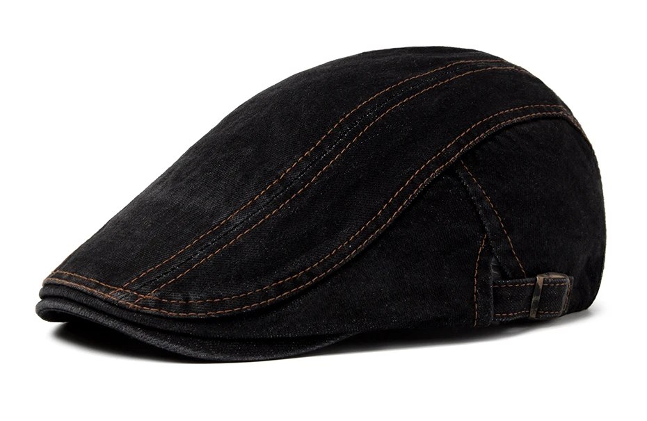 CNTANG Herren Jean Berets Sommer Newsboy Hüte Für Frauen Casual Einfarbig Retro Literarische Vorwärts Kappe Schirmmütze Maler Caps Boina – Detail 12
