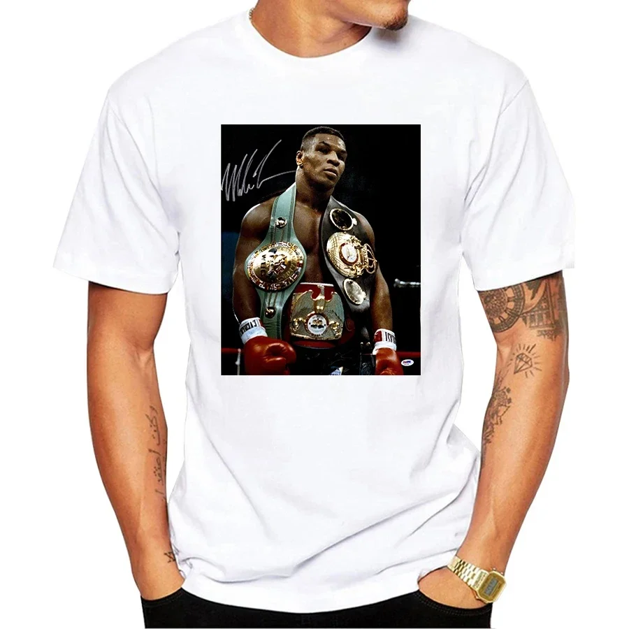 T Shirt for Men Summer Shirt Mike Tyson Boxing Retro Boxing T-shirt Funny Retro Summer T-shirts Gift Mens Clothing Ropa Hombre