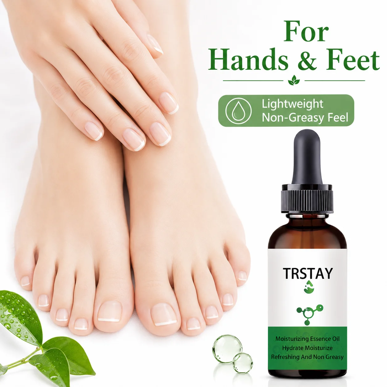 TRSTAY Nail Moisturizing Care Oil: Gently moisturizes nails, hands, feet, and cuticles for daily care