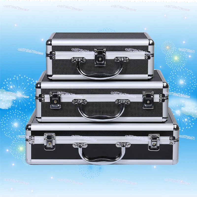 Hardware Tools Storage Certificate Box Aluminum Alloy Box Official Seal Safety Shockproof Instruments and Equipment Suitcase