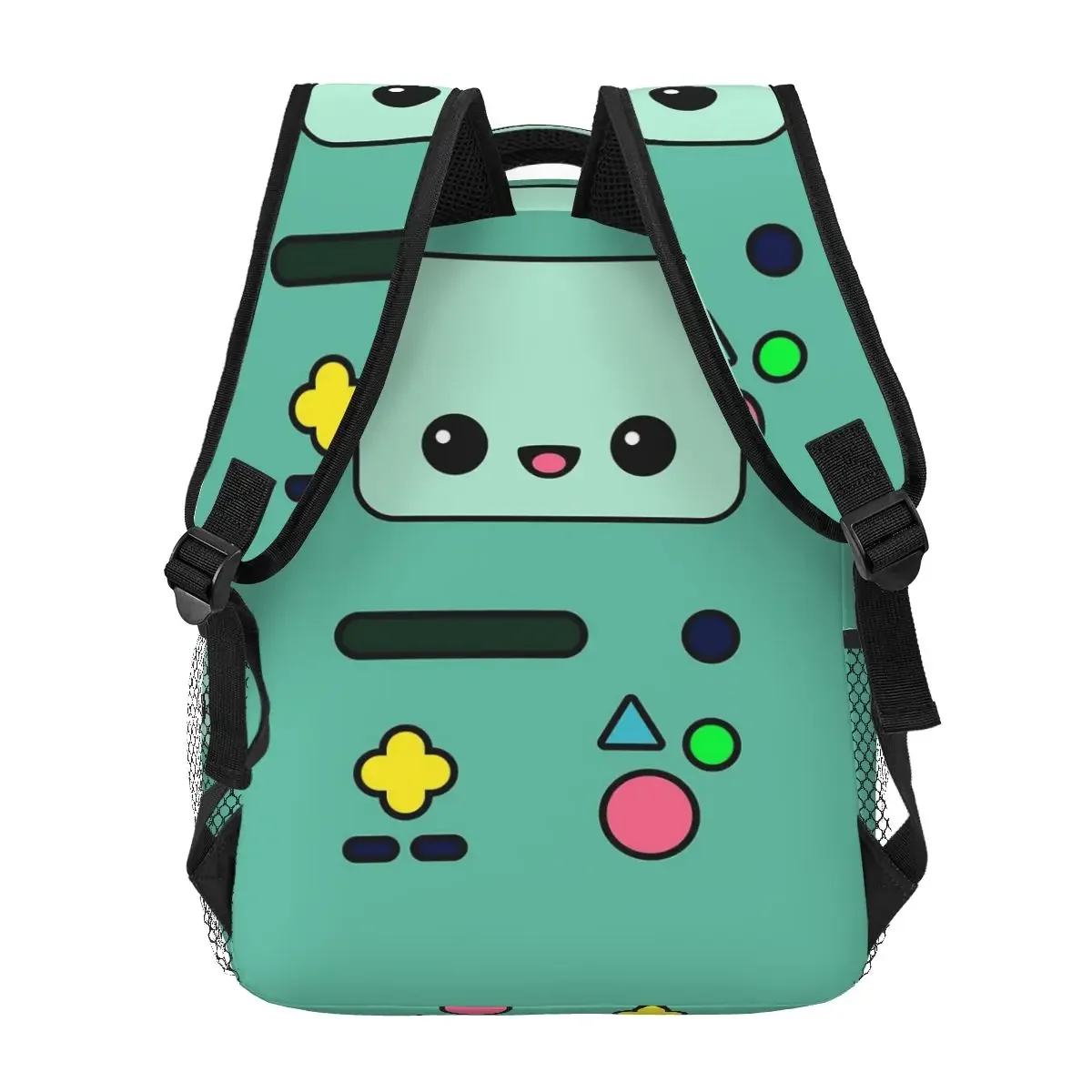 Kawaii Adventure Time BMO Backpacks Boys Girls Bookbag Students School Bags Cartoon Travel Rucksack Shoulder Bag Large Capacity