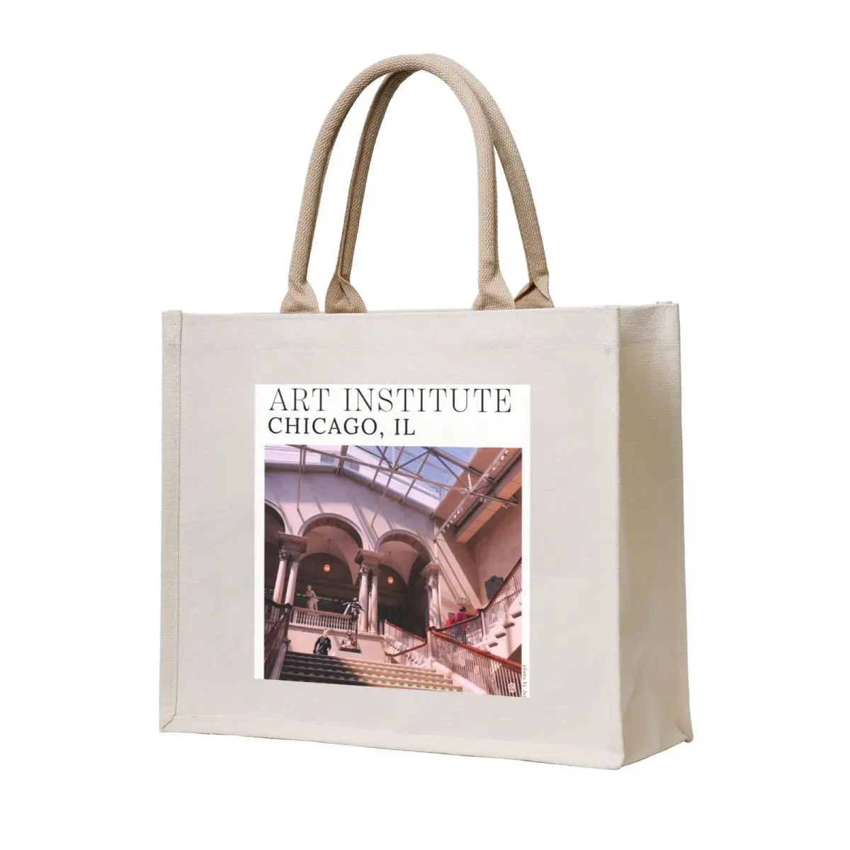 

ART INSTITUTE OF CHICAGO MUSEUM PRINT Tote Bag Large bags for women shopping trolley bag bags for women