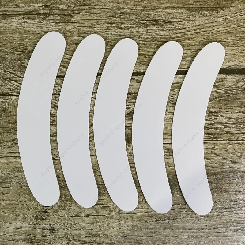 5-Pack White Plastic Clergy Tab Collar Inserts for Clerical Shirts - Durable Replacement Accessories Catholic Church