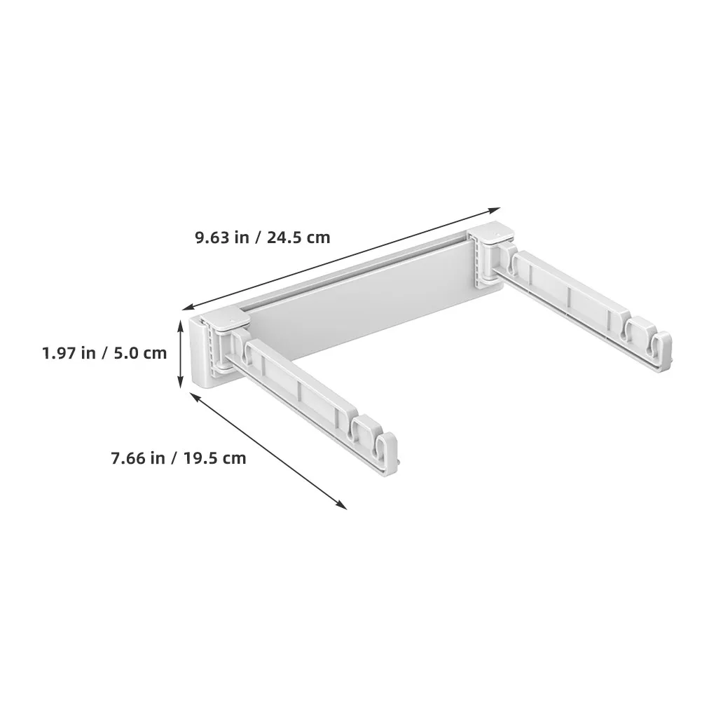 Multi-Functional Retractable Foldable Wall Mounted Trash Bag Holder Rack Kitchen Garbage Bag Stand Nail-Free Mount Waste Pouch