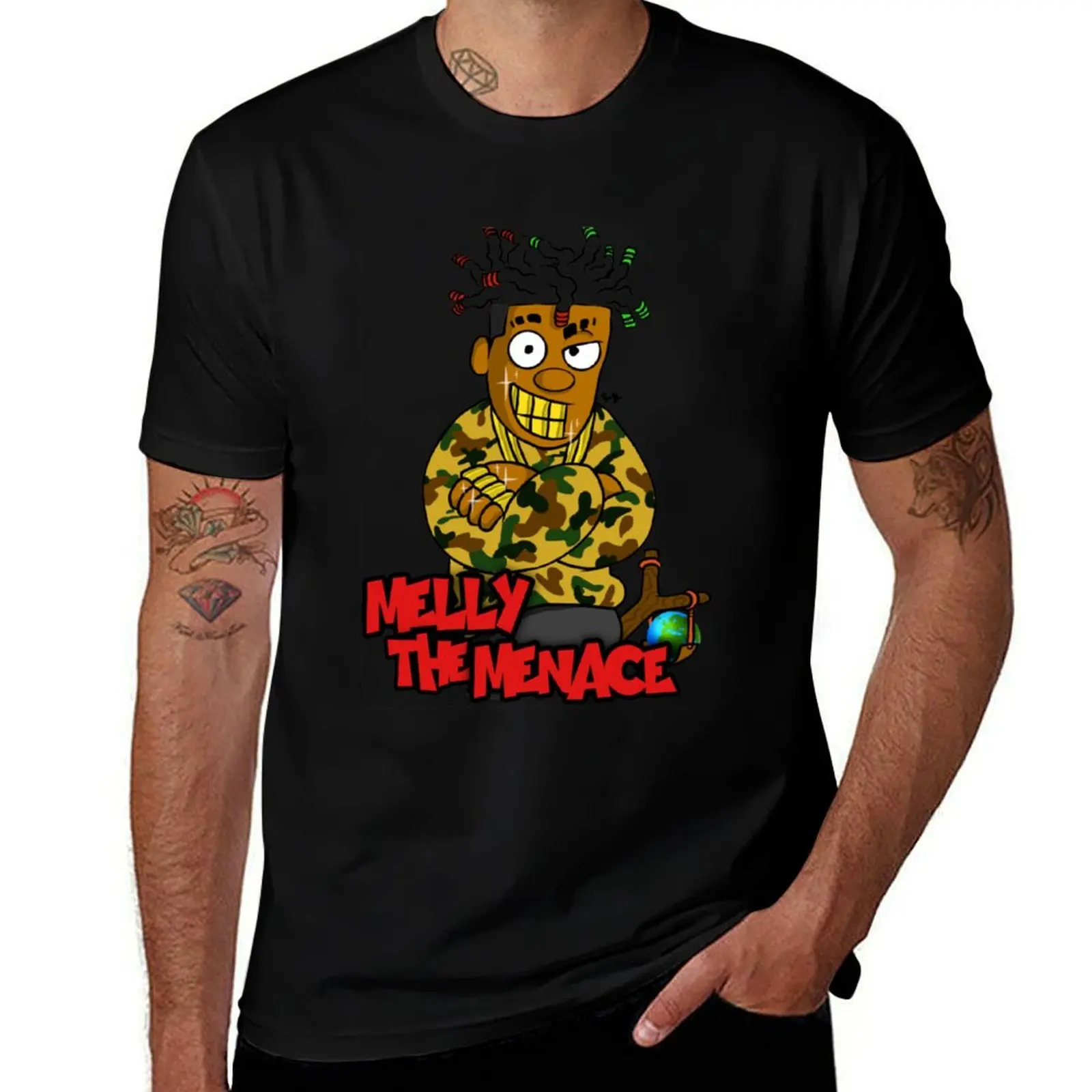 

YNW Melly rapper T-Shirt man t shirts cotton t shirt man luxury T-Shirt