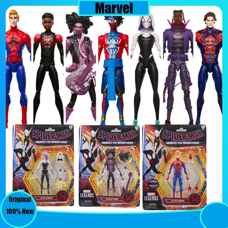 

Pre-Order Marvel Legends Series Across The Spider-Verse Peter Parker /miles /gwen Etc 6-Inch Collectible Figure