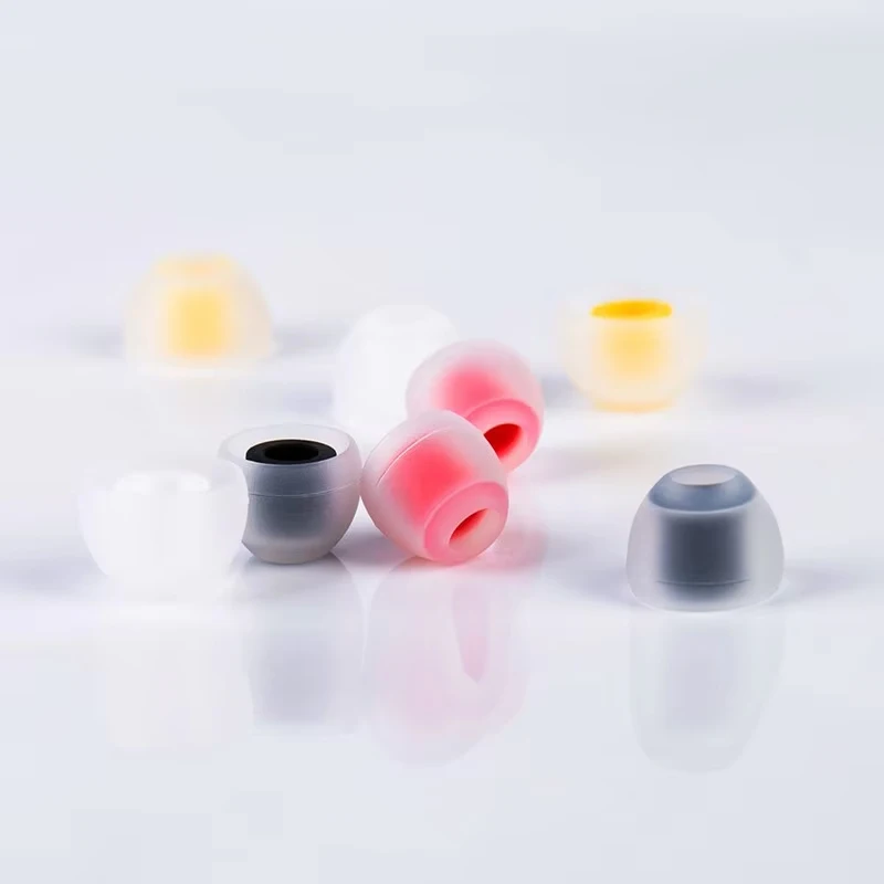 KBEAR 07 Silicone Upgrade Headphone Eartips 1pair(2pcs) 5pairs(10pcs) Noise Isolating With S M M- L Size For KBEAR TRI Earphone image 2