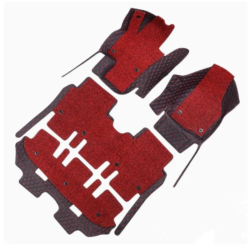 

Коврики высшего качества, автомобильные коврики на заказ для Mercedes Benz GLS 450 X167 2025-2020 6 7-местные двухслойные ковры для GLS450 2023