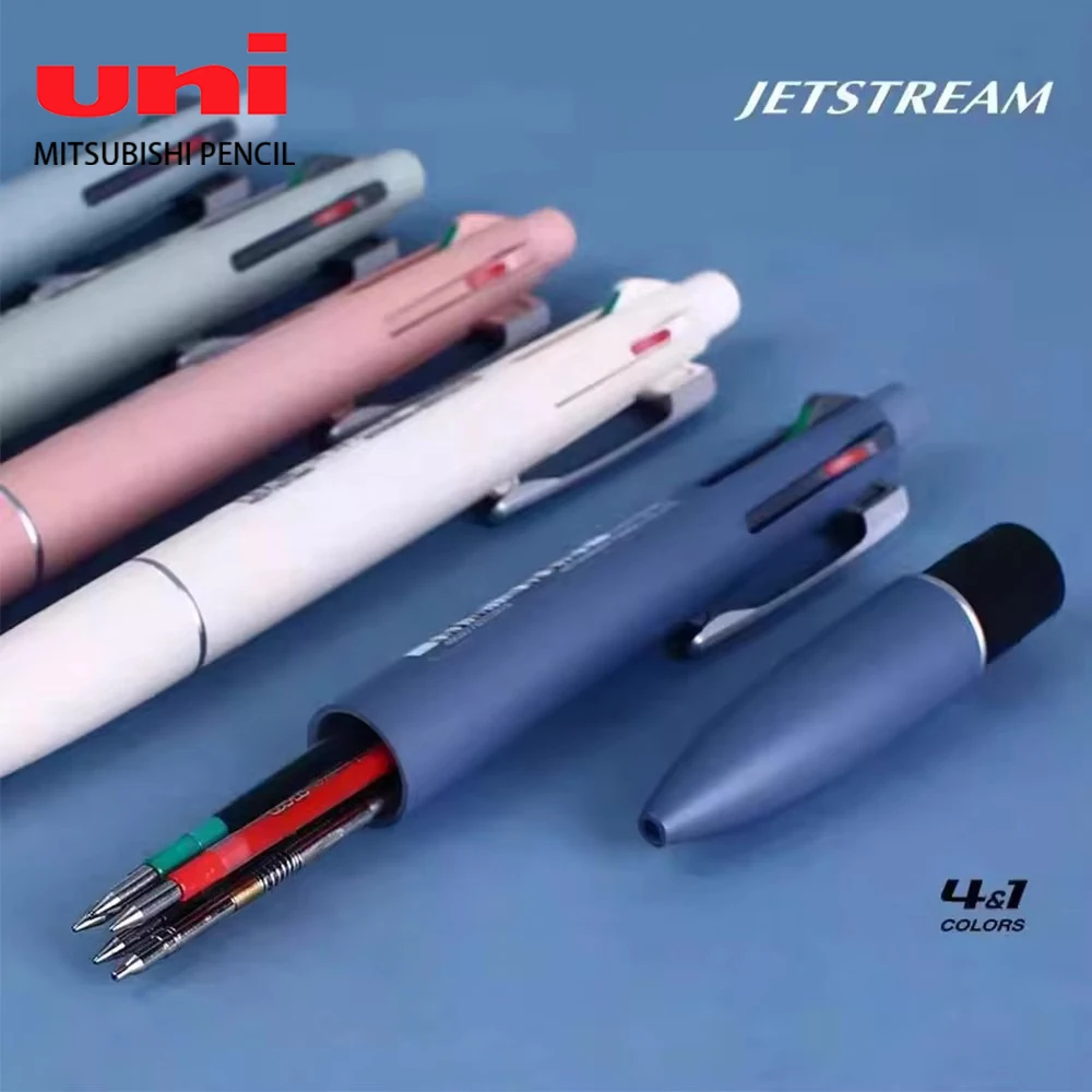 Japan UNI JETSTREAM Multifunctional Pen MSXE5-LS-05 Ballpoint Pen 4+1 Mechanical Pencil Cute Stationery School Supplies