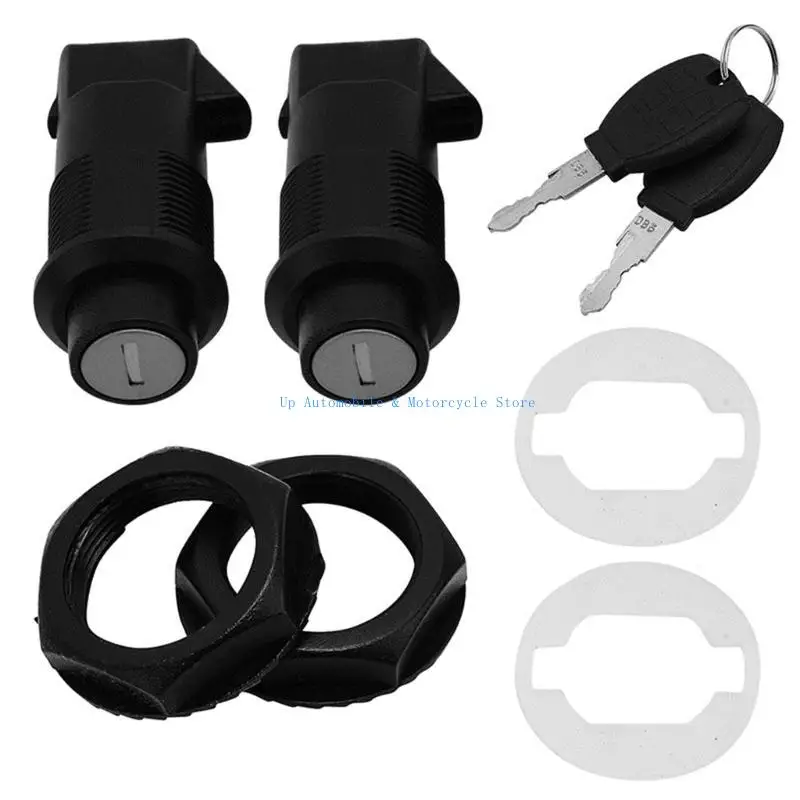 

270E Мотоцикл Black 2 клавиши с седлбэком набор жестких седло блокировки
