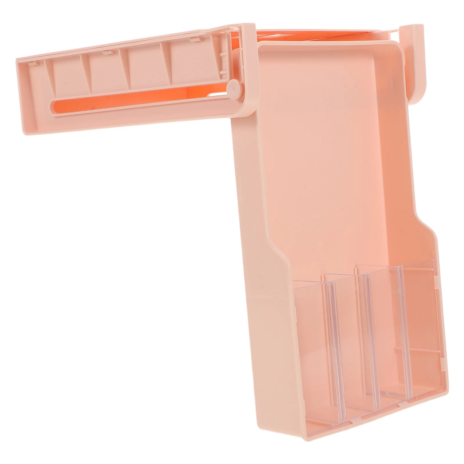 منظم درج تحت المكتب لأدوات الأظافر، تخزين منزلق مع فواصل منظم الأظافر لصالون المكتب والمنزل