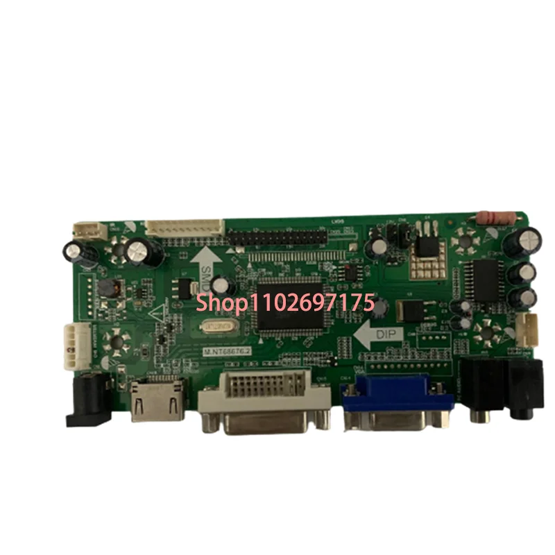 Imagem -02 - Placa Controlador Kit Driver Board para Tela Led Placa de Controle Driver M.nt68676 N156b6-l0b Rev.c1 Rev. Hdmi Dvi Vga