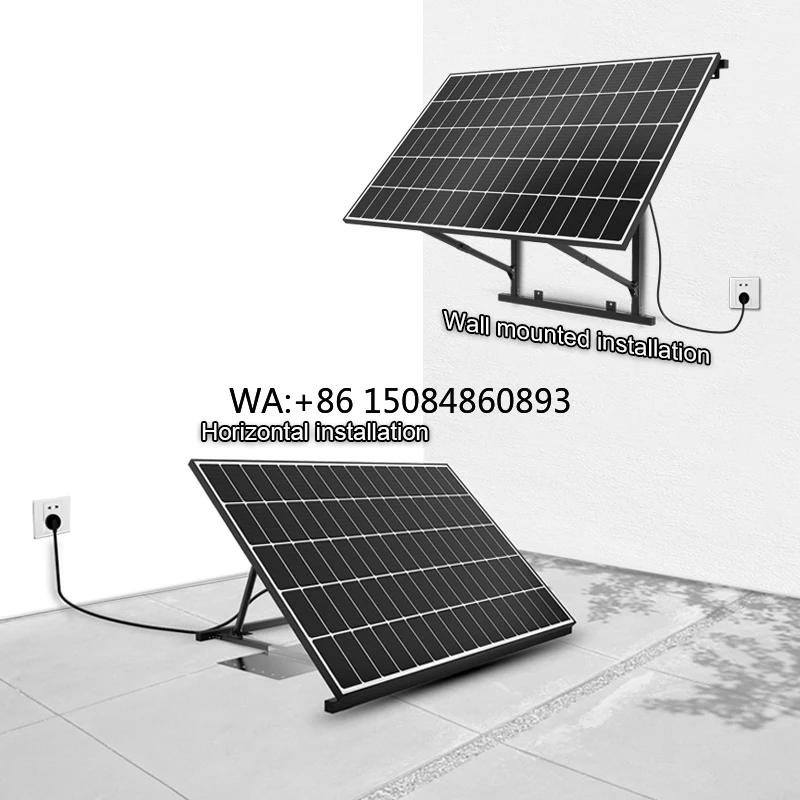 

Solar balcony power generation400W-1Kw Europe Solar Energy System Balcony Kits 500W Plug Play Balcony Solar Panels
