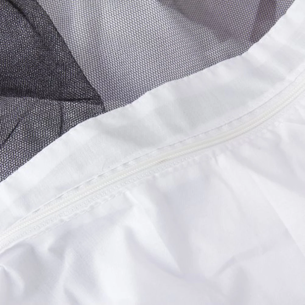 

Professional Beekeeping Suit White Cotton Protective Smock Free Size 66Cm Shoulder 56Cm Sleeve Round Hat Veil Zipper Closure Net