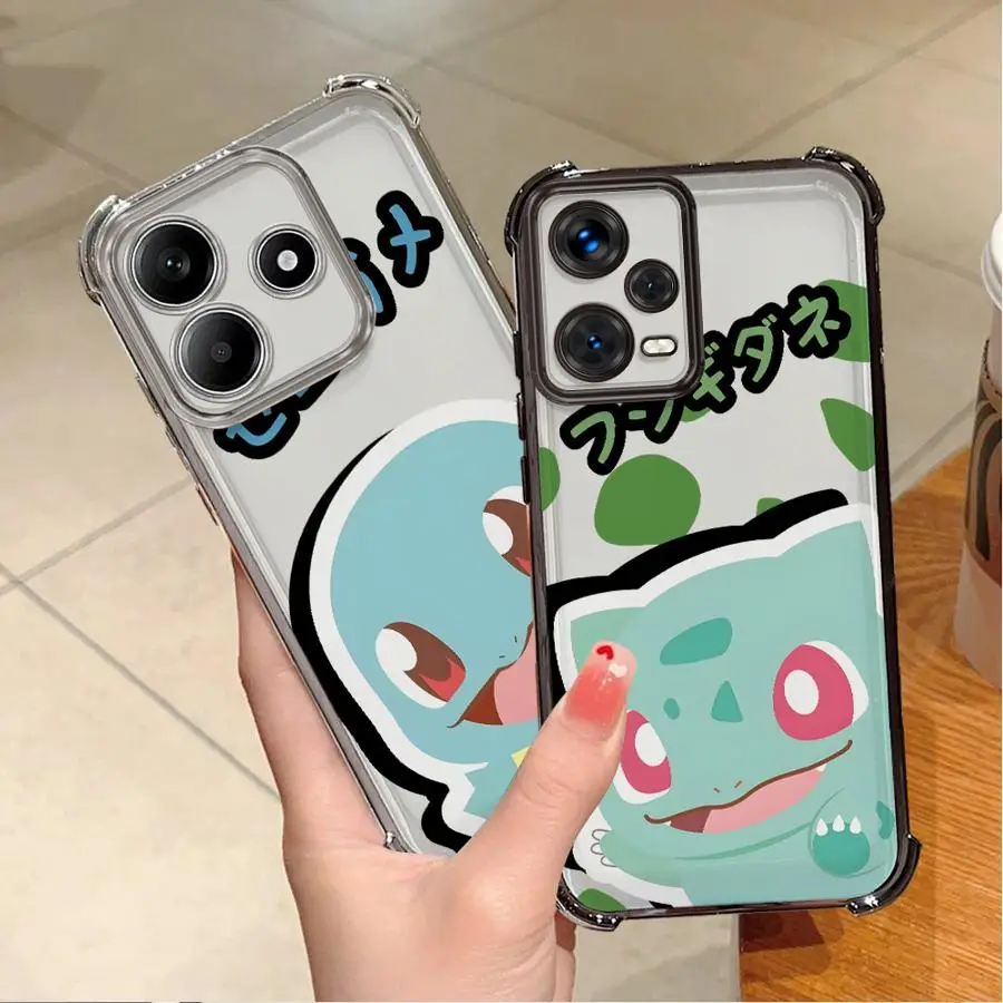 حافظة لهاتف Xiaomi Redmi 13C K80 Pro A3X A3 A5 K80 5G 14C Poke-monS Pika-chuS