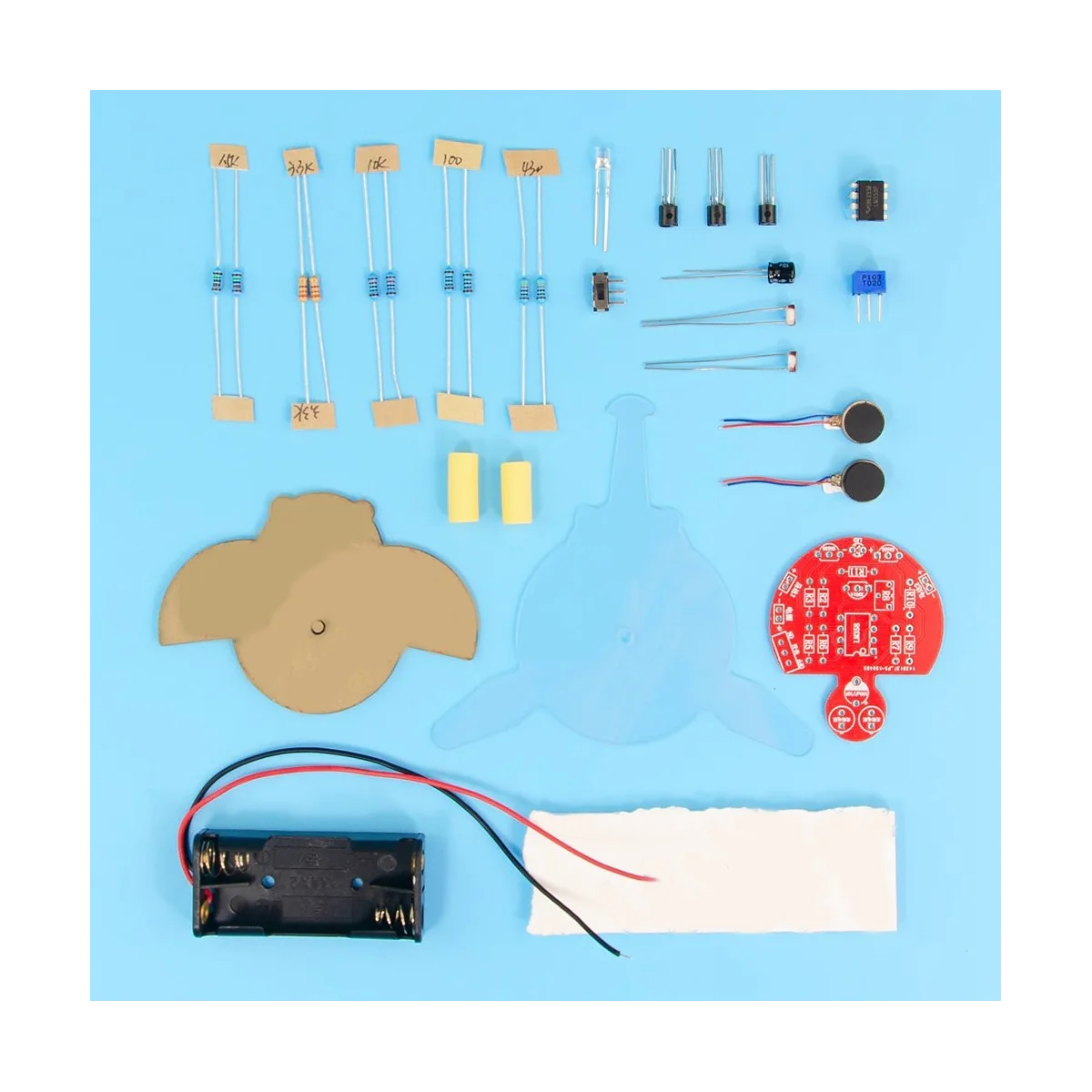 Firefly Photosensitive Robot Electronic Learning DIY Kit Mini Robot Photosensitive Resistor-HIM