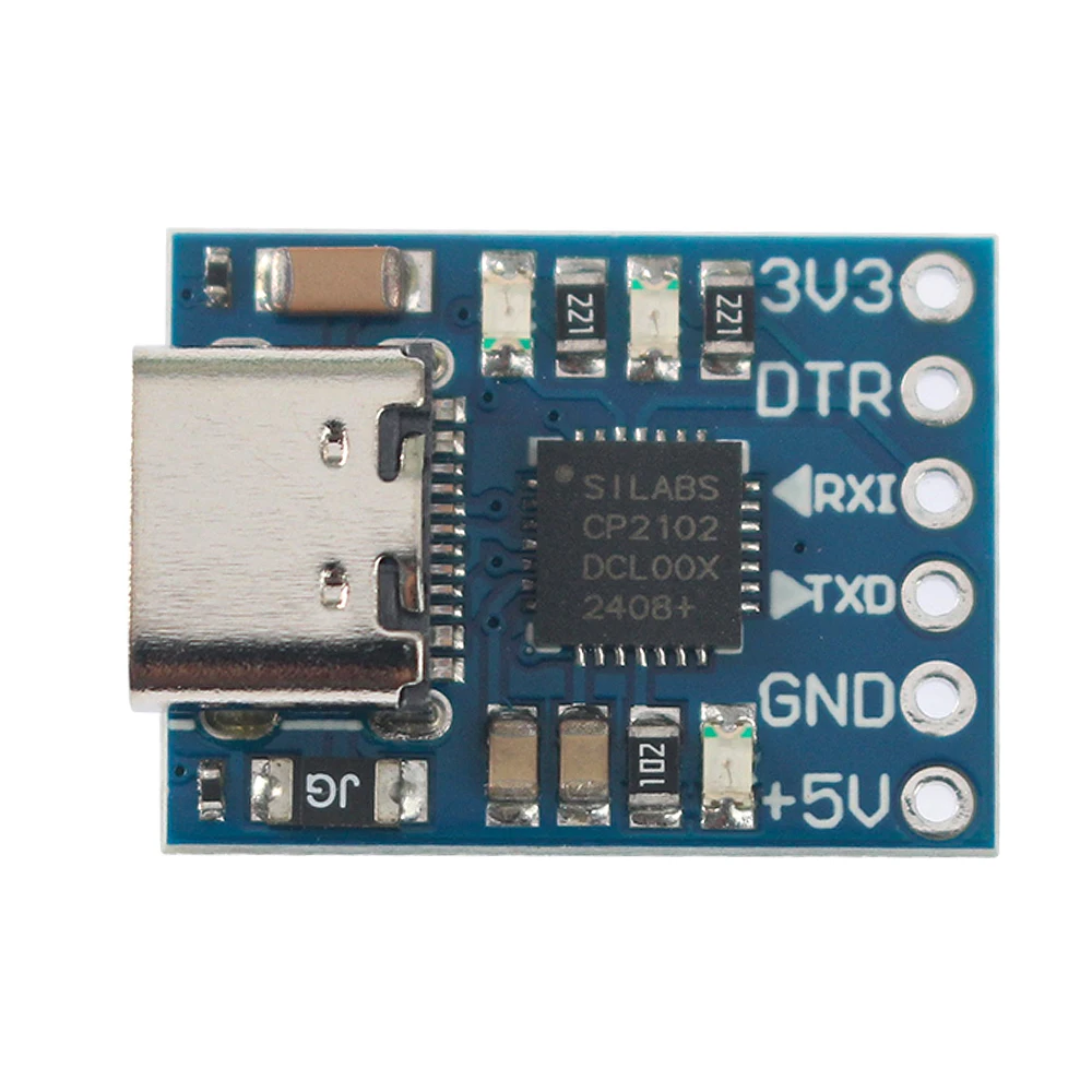 CP2102 USB إلى وحدة المنفذ التسلسلي Type-C/مايكرو USB إلى UART TTL وحدة 6Pin رأس دبابيس محول مسلسل UART STC استبدال FT232