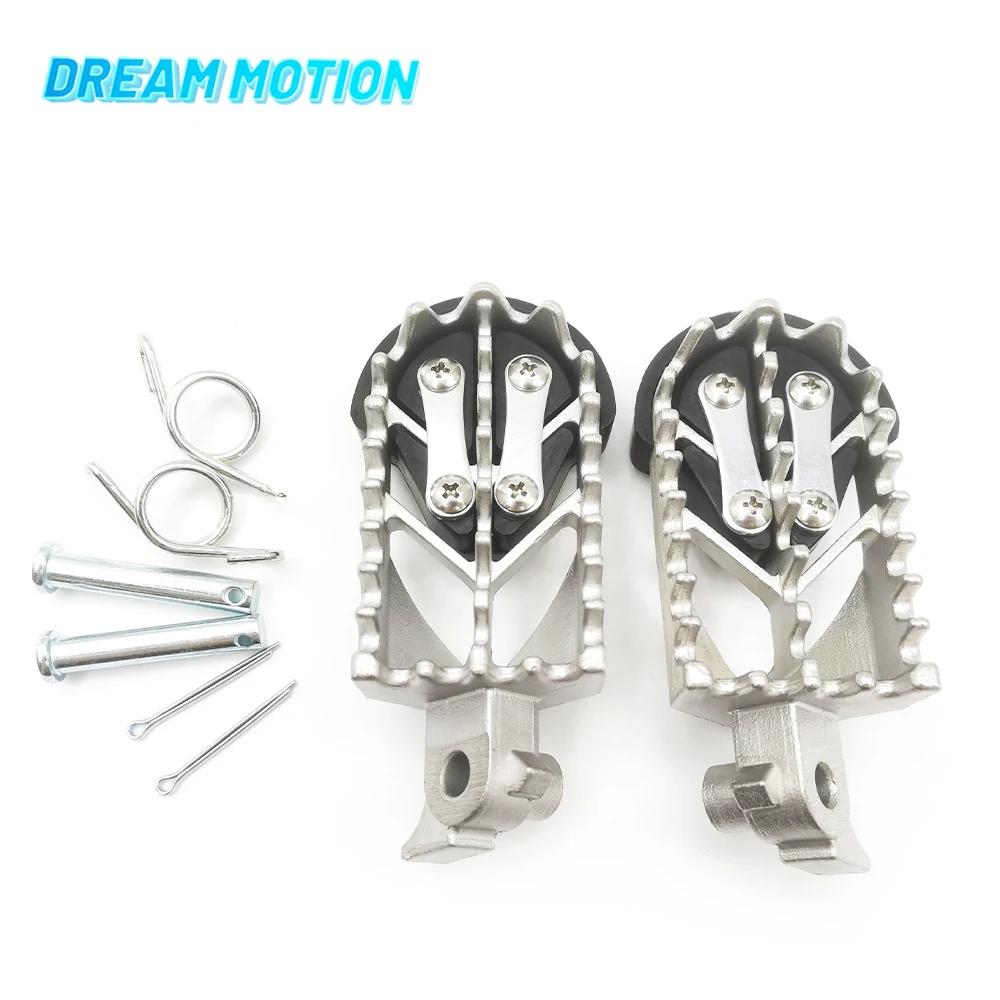 

New Foot Rest Pegs Motorcycle Stainless Steel Motorcycle Footpegs For CRF50 XR50 XRF70 CRF70 Pit Dirt Motor Trail Bike Motocross