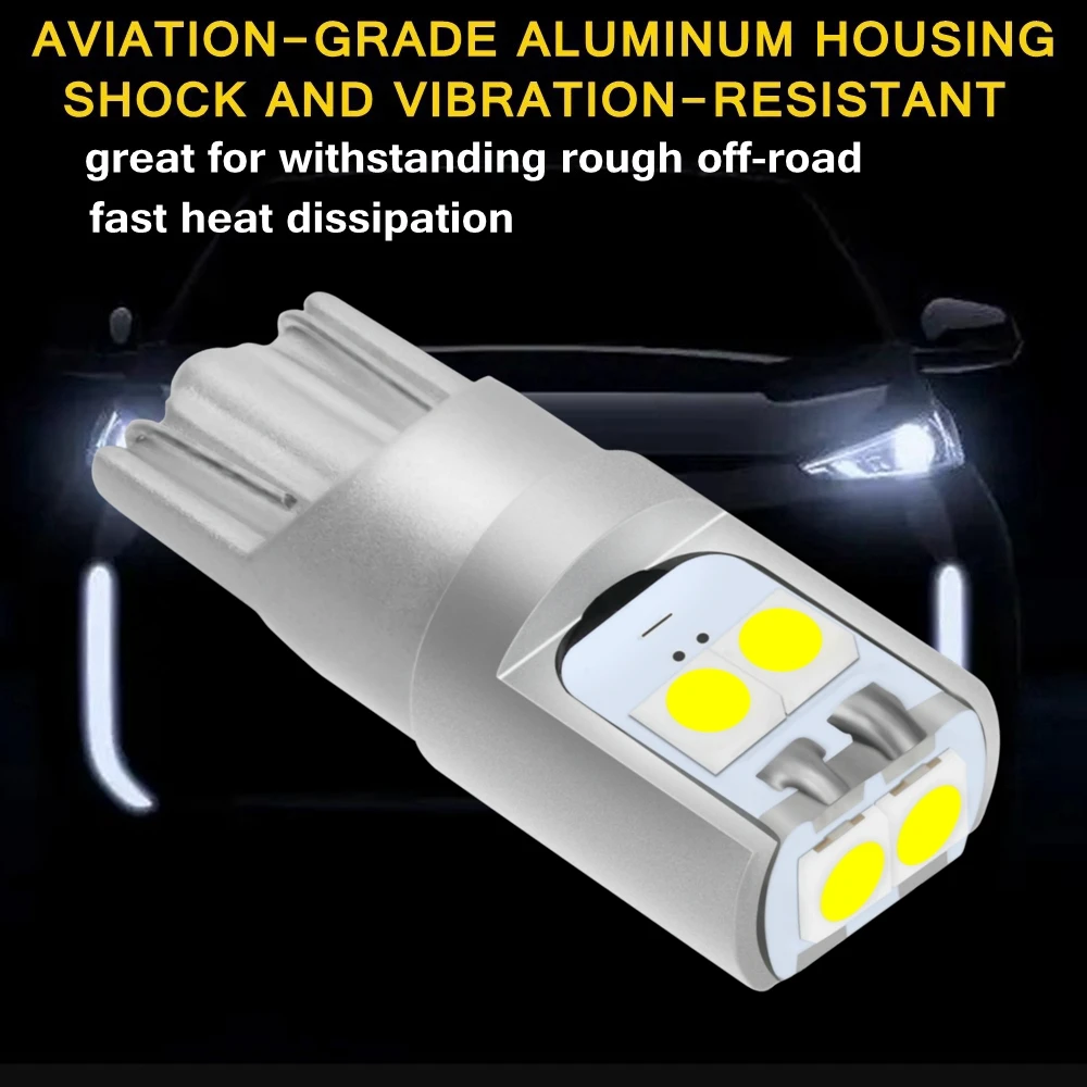 2 قطعة T10 W5W السوبر مشرق عالية الجودة LED أضواء وقوف السيارات سيارة قبة مصابيح القراءة WY5W السيارات بدوره مصابيح جانبية دافئ أبيض أحمر أصفر