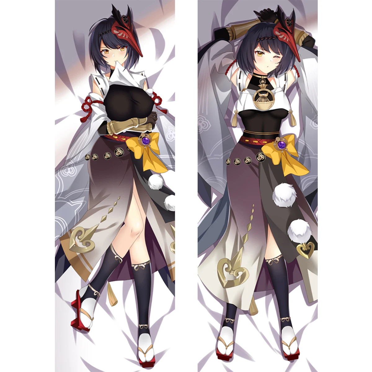 

Anime Girl Kujou Sara Waifu Dakimakura Adult Pillow Cover Characters Long Life Size Body Pillowcase