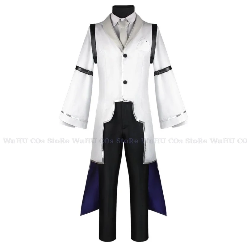 Sigma Cosplay Anime Bungou 4th Costume Sigma Wig Trench Uniform Stray Suit Men Women Halloween Christmas Party Outfit Dogs