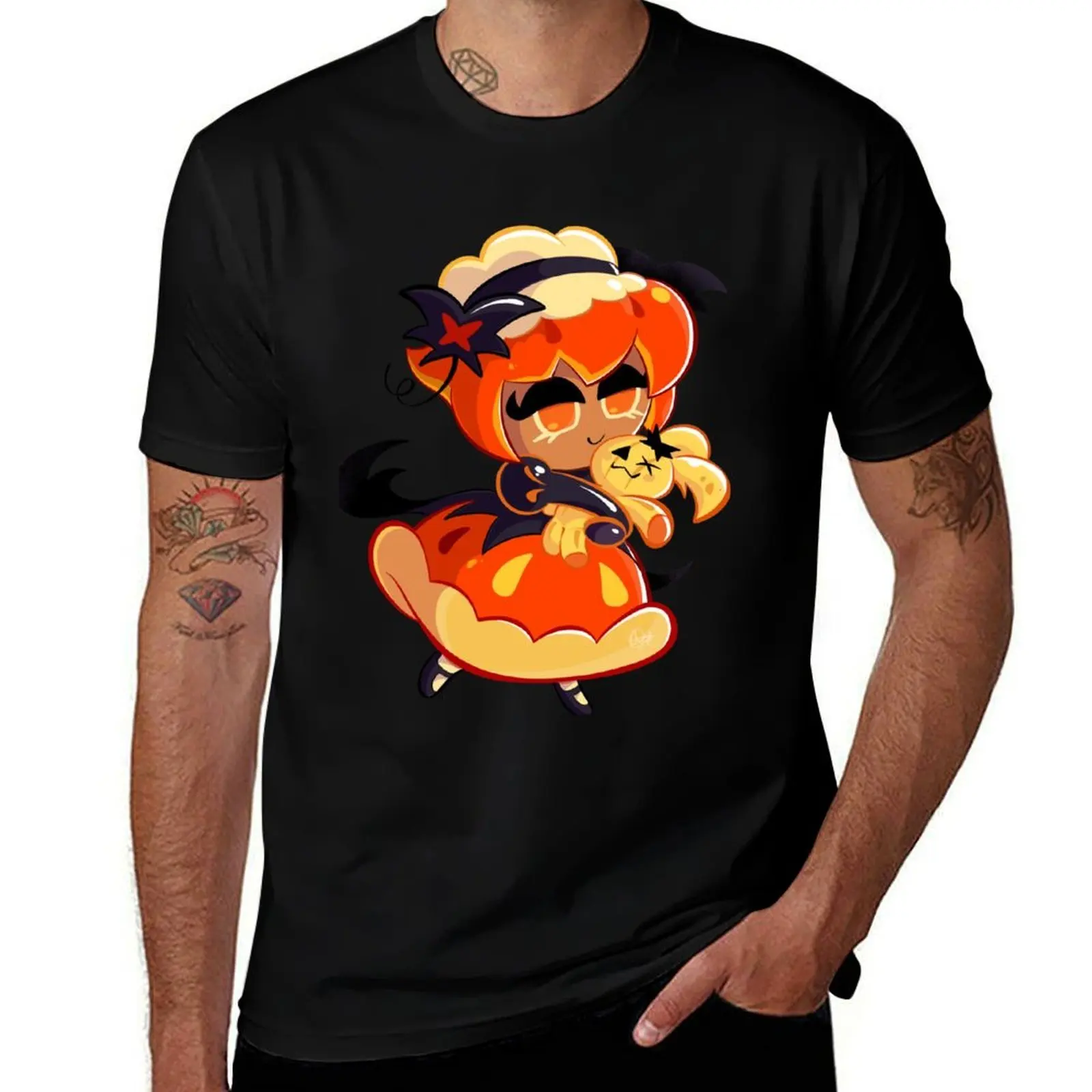 Calabaza para hombre Cookie t hombre Run camiseta de algodón Camiseta hombre Pie gráfico Cookie camisas - Kingdom camisas para