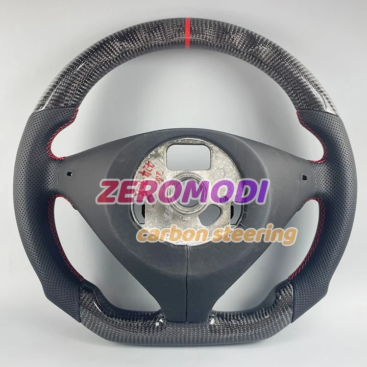 Custom Carbon Fiber Flat Bottom Car Steering Wheel For Porsche Cayenne 955 957 958 S GTS Turbo 7L5 2003-2011