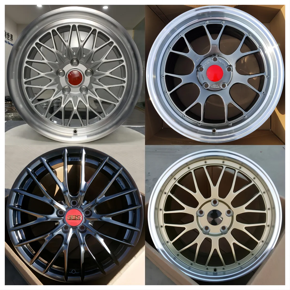 BBS WHEEL Compatible  Model 3 Polished Aluminum Alloy Car Wheels 18-26 Inch Multi-Spoke Forged Rims 5x112 5x120 PCD 20mm ET