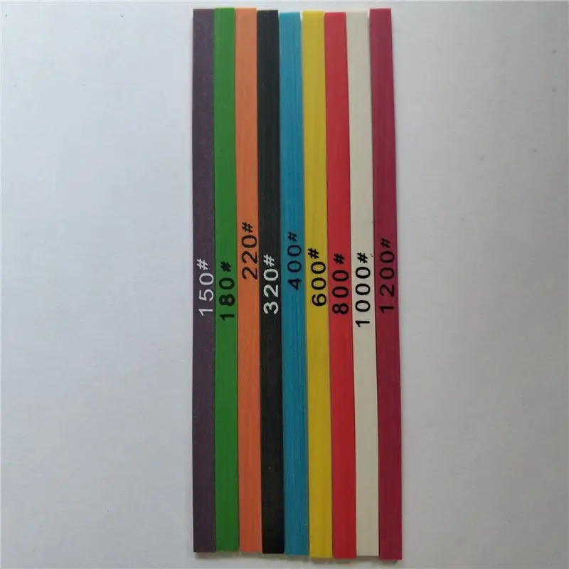 A27F-27 Pieces 100 X 4 X 1Mm Fiber Whetstone Super Whetstone For Mold Polishing + 3 Piece Clamp Bracket