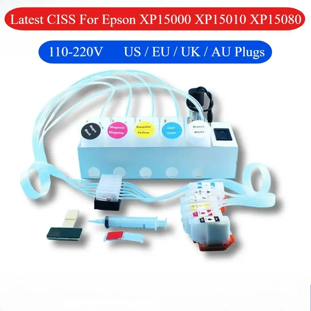 CISS For Epson XP15000 Convert Kit XP15000 DTF CISS Ink Supply System Modify XP 15000 DTF Device Tool With White Ink Strrier Kit