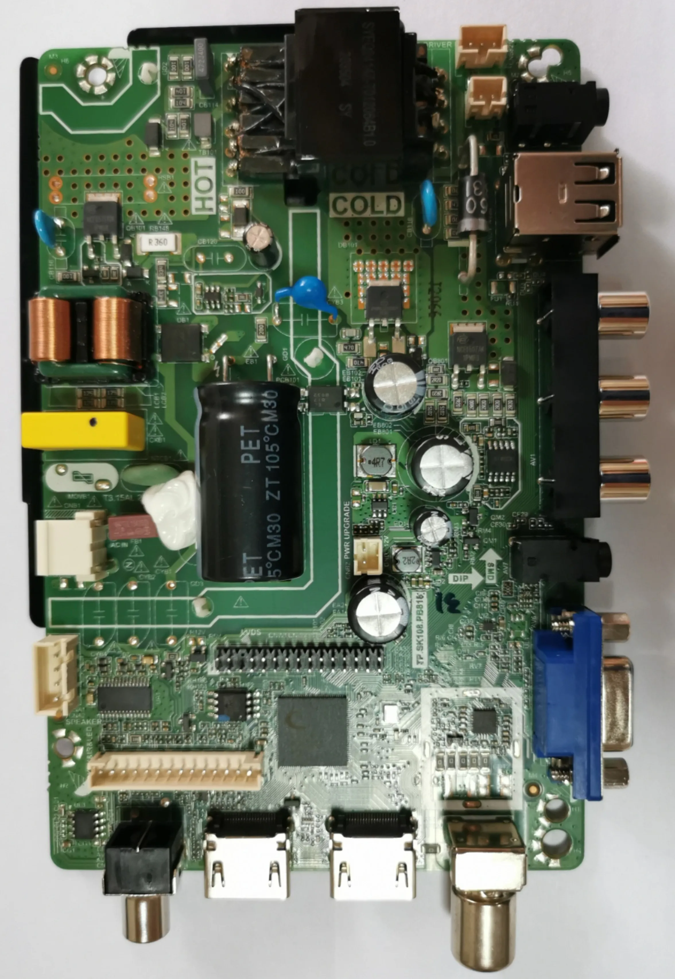 New 32-42 LCD TV main board TP. SK106.PB818 TP. SK108.PB818 ghostwriting program