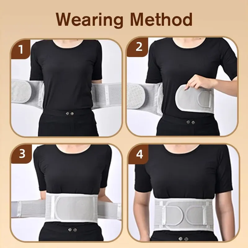 Adjustable Breathable Lumbar Back Belt Orthopedic Lumbar Pad Waist Support Man Woman Lumbar Spine Strap For Gym Pain Relief