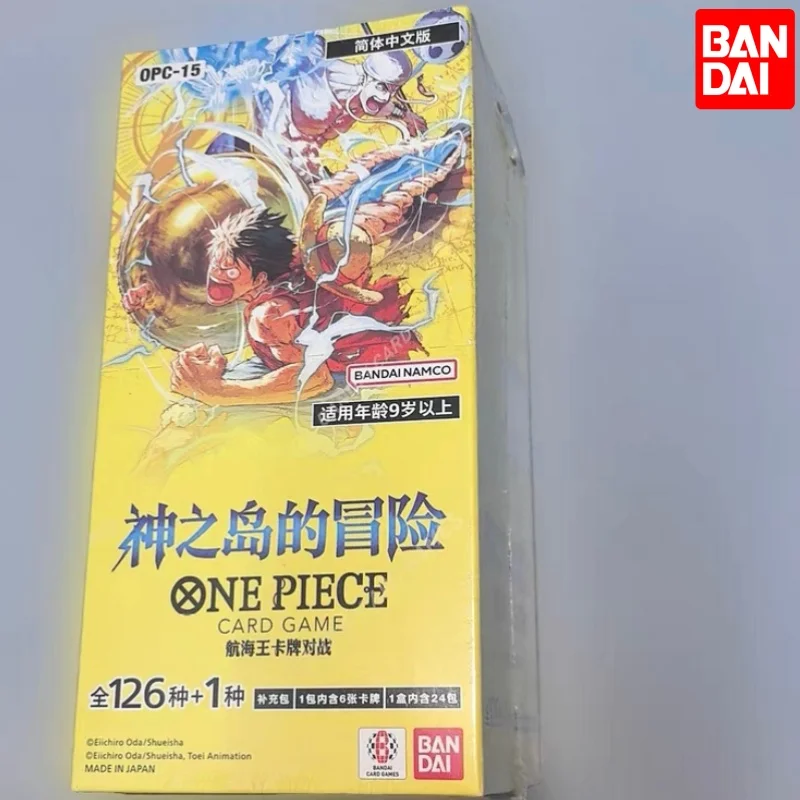 Chinese Authentic Bandai One Piece Card Game Booster Pack Op-15 Adventure On Kami'S Island Trading Card Game Tabletop Game