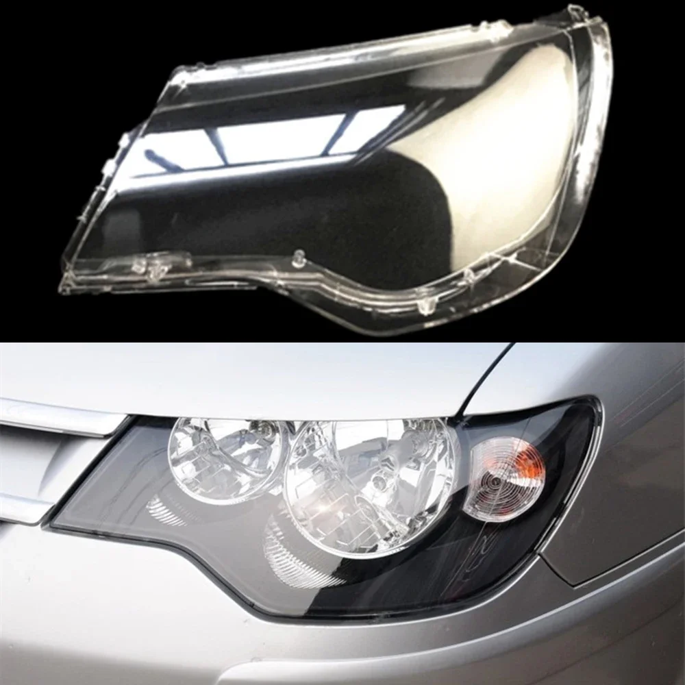 For Citroen Elysee Front Car Headlight Cover Auto Headlamp Lampshade Lampcover Head Lamp Light Covers Glass Lens Shell 2008-2013