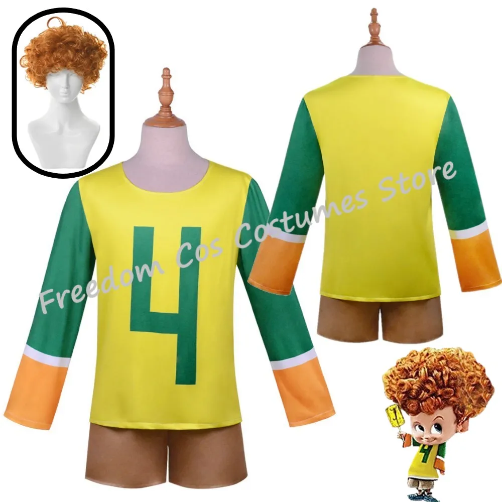 

Cartoon Hotel Johnnyn Uniform Transylvania Cosplay Costume wig Adult kids Halloween Party Cosplay Johnny Clothing suit